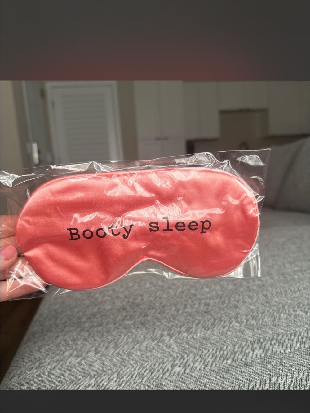 Ulta Beauty Coral Pink Satin Sleep Mask